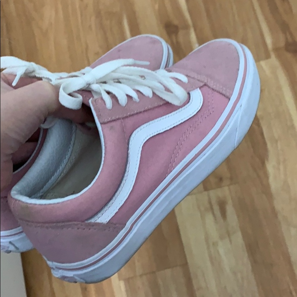 Pink vans shoes